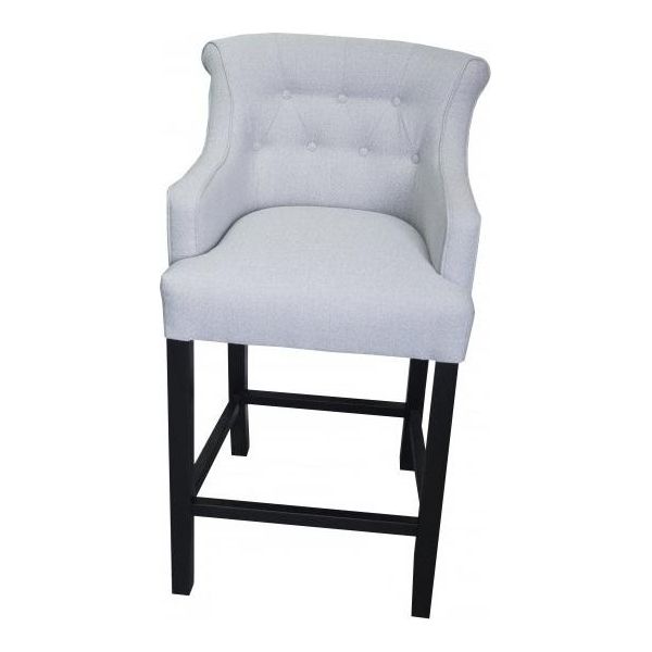 Sedia Bar Chesterfield Sgabello Bar Poltrona Sedia Sgabello Bar Design Tessile-image