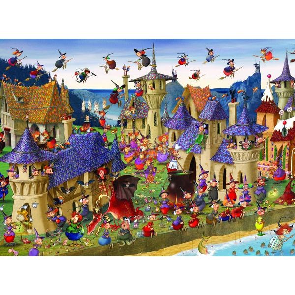 Grafika Puzzle FrançOis Ruyer Motivo Delle Streghe - 2000 Pezzi Jigsaw-image