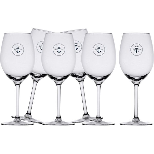 Set Di 6 Bicchieri Da Vino Infrangibili, Ecozen - Sailor Soul-image