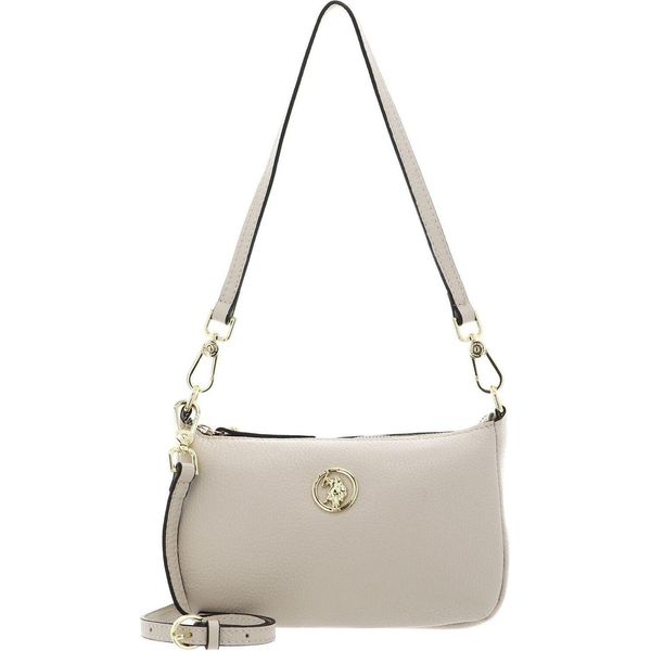 U.S. Polo Assn. Pelle Borsa A Tracolla Borsa A Tracolla Florence Arlington Hobo Leather Cream White Avorio-image