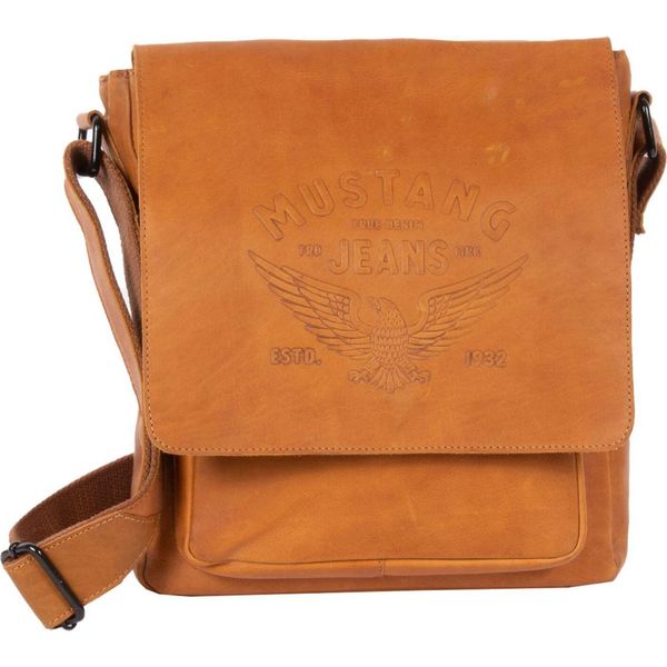 Mustang Pelle Borsa A Tracolla Valencia Pisco Shoulderbag Cognac Terracotta-image