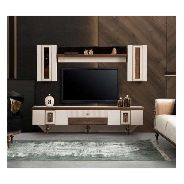 Mobile Tv Bianco Moderno 212 X 48 X 53 Cm Jvmoebel-image