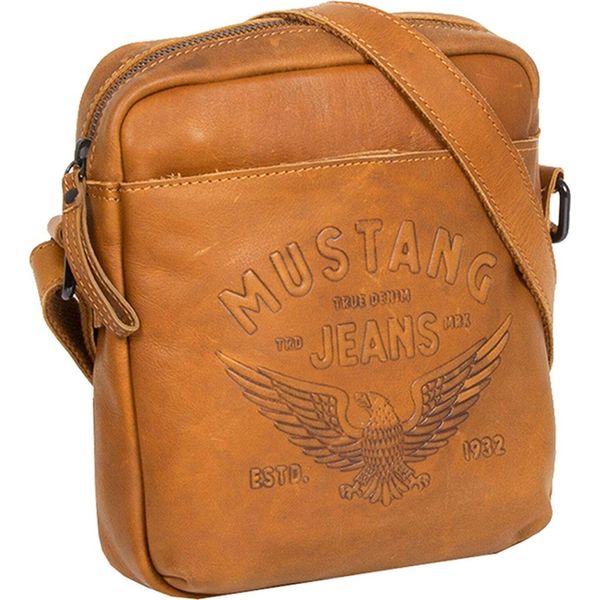Mustang Pelle Borsa A Tracolla Valencia Sion Shoulder Bag Cognac Terracotta-image