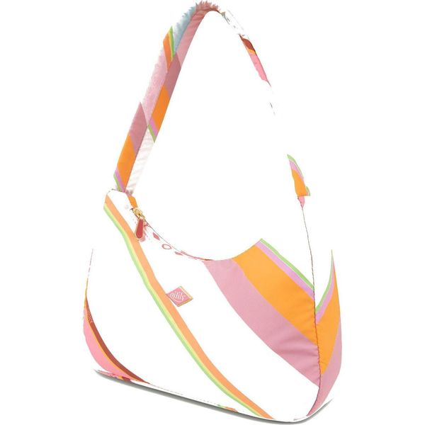 Oilily Borsa A Tracolla Heaven Hobo Bag Summer Stripes Misty Rose Colorato-image