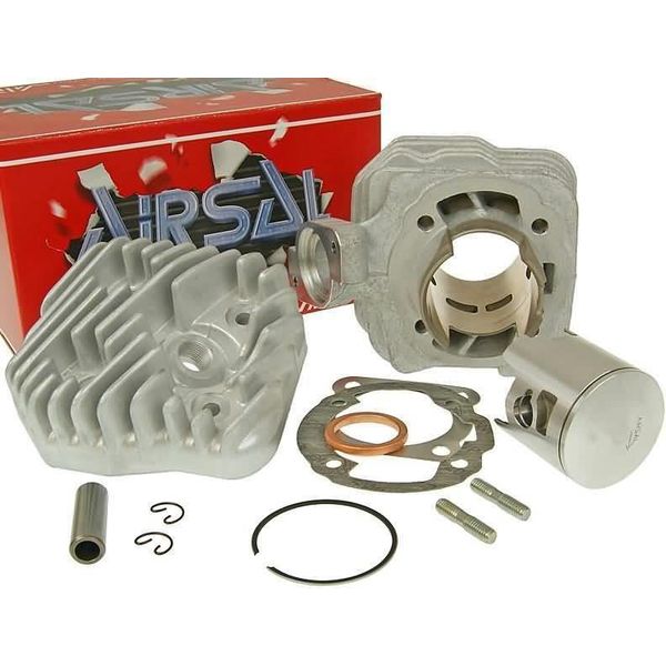 Kit Cilindri Airsal T6-Racing 69,7Cc 47,6Mm Per Peugeot Verticale Ac-image