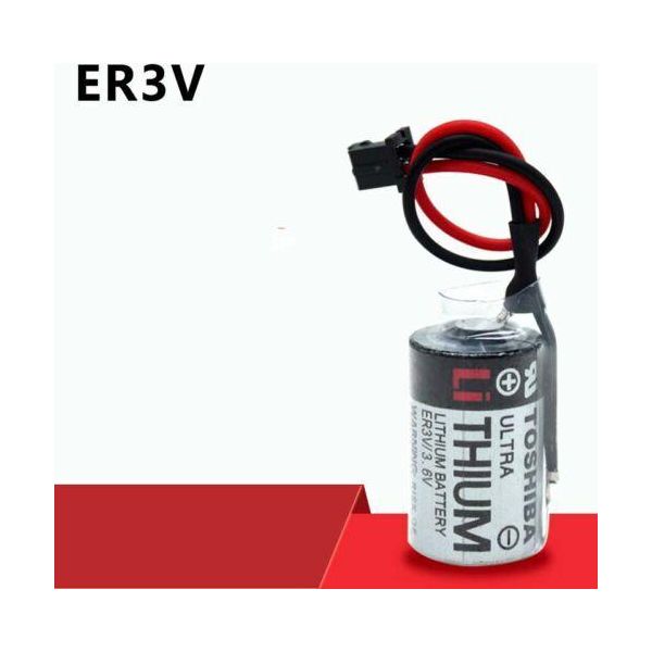 Nuova Batteria Toshiba JZSP-BA01 ER3V 3,6 V LI-SOL2 Plc 1000 Mah Con Connettore-image