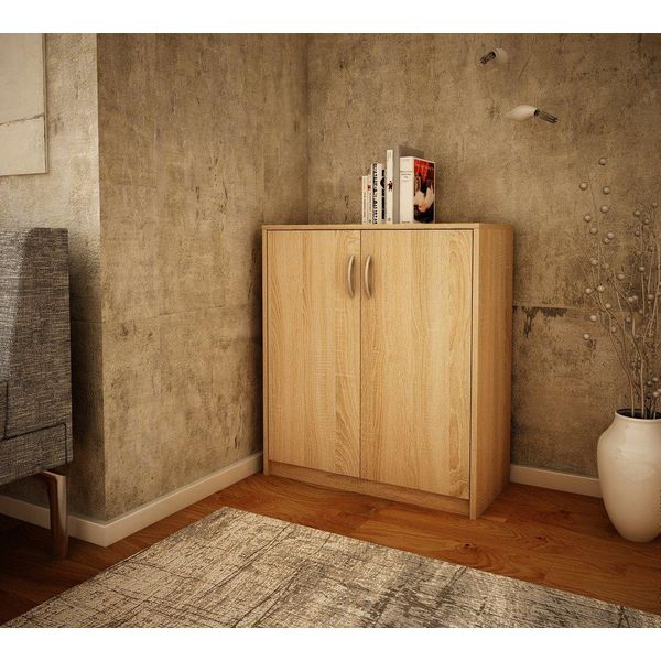 Cassettiera Con Ante Iboja – Rovere Sonoma-image