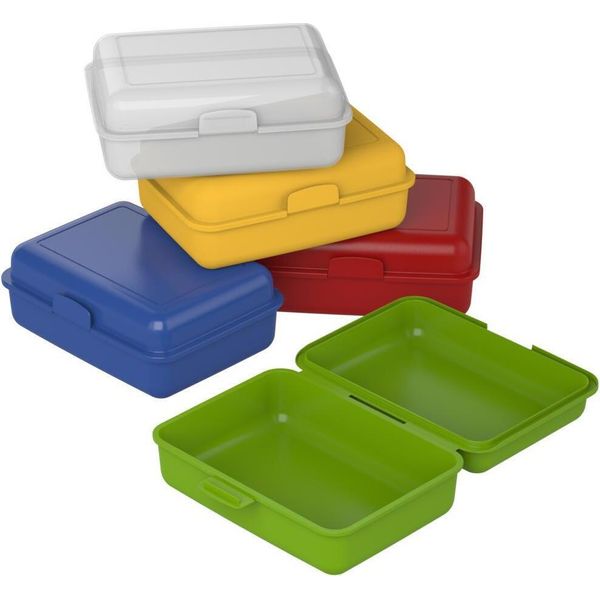 Scatola Per Il Pranzo "School-Box"" - Scatola Per Il Pranzo Senza Bpa Per Bambini E Adulti - Scatola Per Il Pranzo Resistente Per La Scuola, Il Lavoro E L'avventura, Germany - Berry"-image