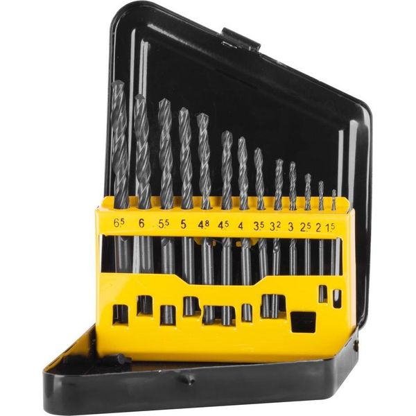 Set Di Punte Strend Pro FD131, 13 Pezzi, 1-10 Mm, Hss, Per Metallo-image