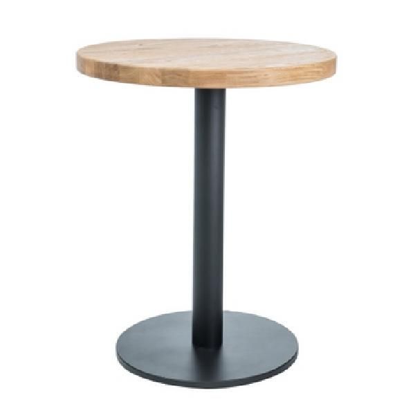 Tavolino Kyrylo 2 - 80, Rovere / Nero-image
