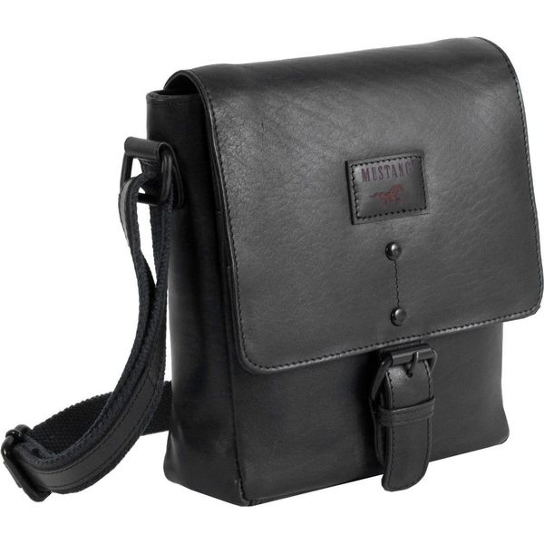 Mustang Pelle Borsa A Tracolla Borsa A Tracolla Natal Malta Shoulderbag Black Nero-image