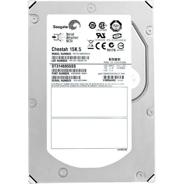 Seagate ST3146855SS 146GB 15000Rpm 16Mb Cache Sas 3,5'' Pollici-image