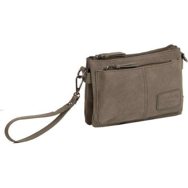 Mustang Pelle Borsa A Tracolla Bologna Rosario Shoulderbag Antracite-image