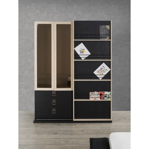 Mobile Da Ufficio Scaffale Per Armadietti In Vetro Mobili Per Arredamento In Legno Scaffali-image