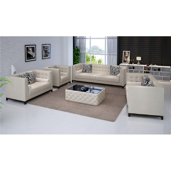 Set Di Divani 3+2+1,5 Posti In Tessuto 3Pz Jvmoebel-image