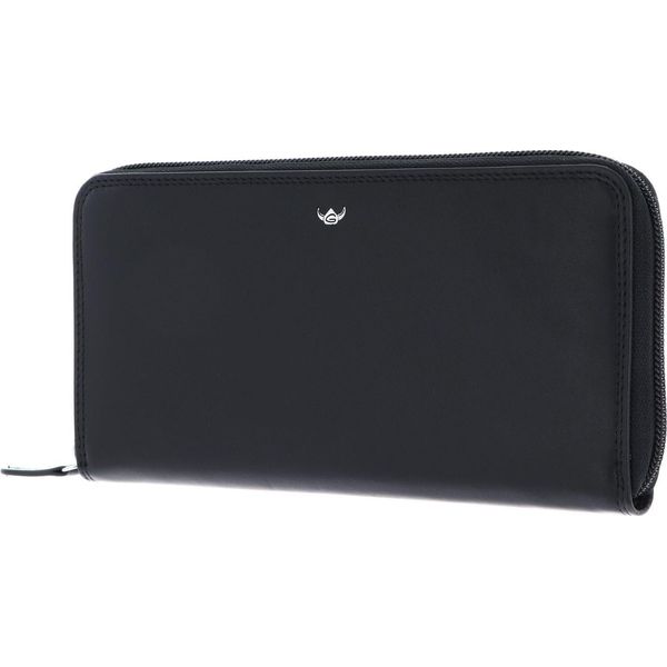 Golden Head Portafoglio Polo Rfid Protect Zipped Ladies Purse Wallet Black Nero-image