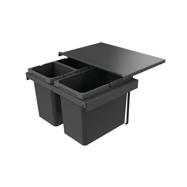 Naber Cox Stand-Up® 350 S/600-3, Contenitore Per Rifiuti Per Cassetti Esistenti, Senza Coperchio Organico, Antracite, H 350 Mm 8013410-image