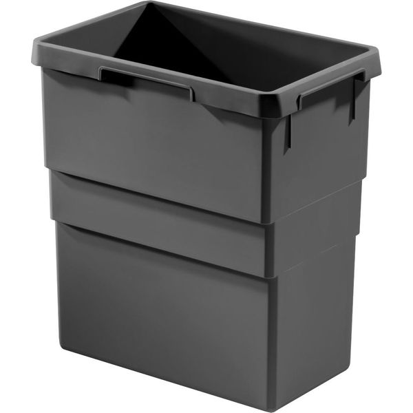 Cestino Interno Hailo 1137679 Grigio Scuro 30 Litri 397 X 258 X 413 Mm-image