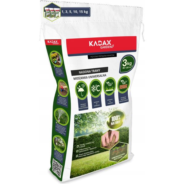 Kadax Seme Per Prato, 40 M2, Seme Per Prato, Erba Universale, Miscela Per Prato, Seme Per Prato, Sementi-image
