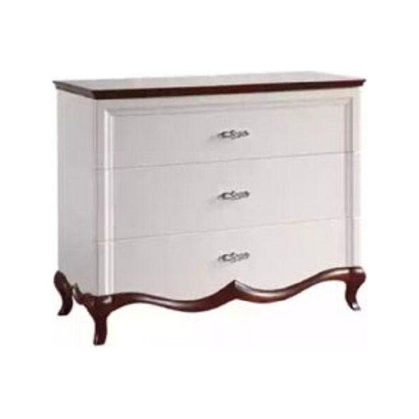Cassettiera In Legno Bianco Design Lusso 114X46,5X90,2 Jvmoebel-image