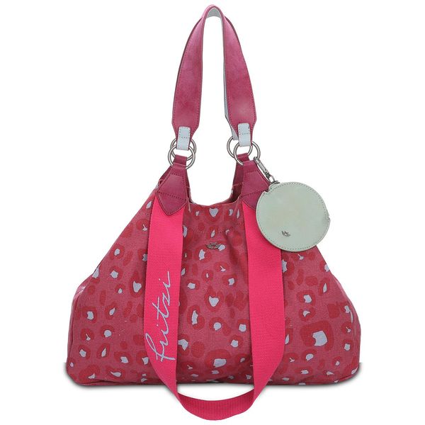 Fritzi Aus PreußEn Borsa Shopper Izzy Medium Canvas Shopper Leo Pink Viola-image