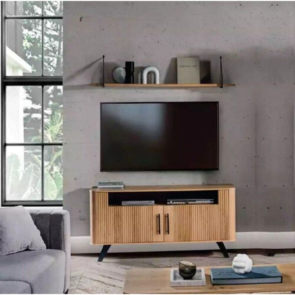 Mobile Tv Per Soggiorno 184,8X39,7X65 In Legno Marrone Jvmoebel-image
