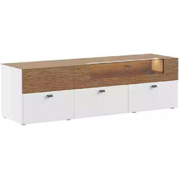 Mobile Tv Soggiorno Design Legno Nuovo Bianco Jvmoebel-image