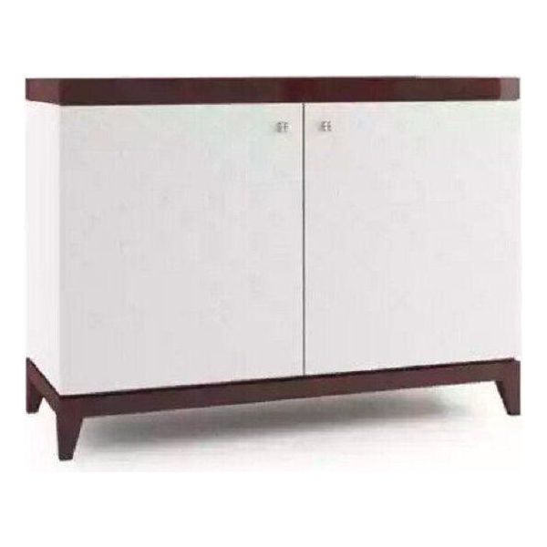 Cassettiera Di Lusso Legno Bianco 111,2X45X96,6 Jvmoebel-image