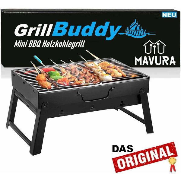 Grillbuddy Mini Bbq Barbecue A Carbonella Barbecue Pieghevole Barbecue Da Picnic Barbecue Da Tavolo Valigetta Per Barbecue-image