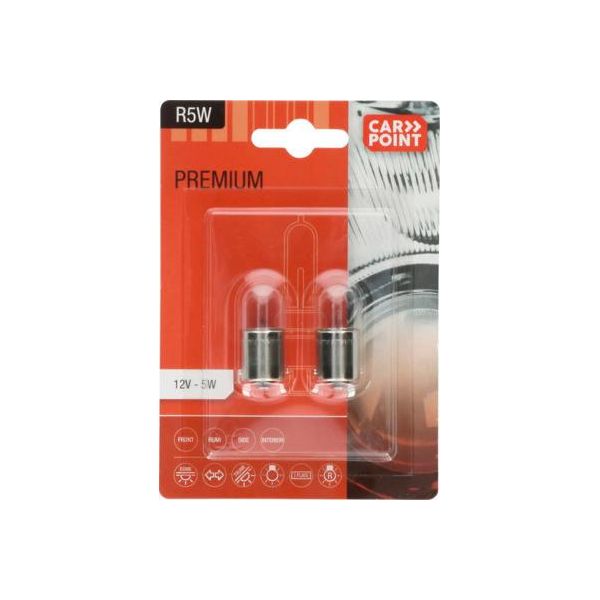 Carpoint Premium Autolampada 12V R5W 2 Stecche-image
