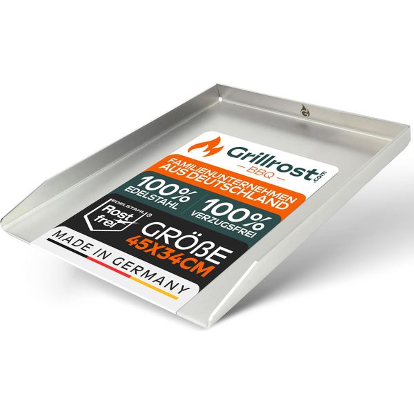 Piastra Grill In Acciaio Inox - Plancha 45 X 30 Cm - Per Napoleon Freestyle E Rogue 365, 425, 525 - Senza Bruciatore Posteriore-image