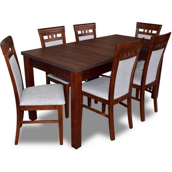 Set Sala Da Pranzo Tavolo Da Pranzo + 6X Sedie Set Da Pranzo 7 Pezzi Jvmoebel-image