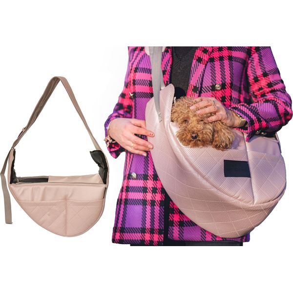 Boutique Zoo Borsa Per Cani, Borsa Per Cuccioli - Fino A 6 Kg - Borsa Per Piccoli Cani, Cuccioli, Gatti Rosa-image