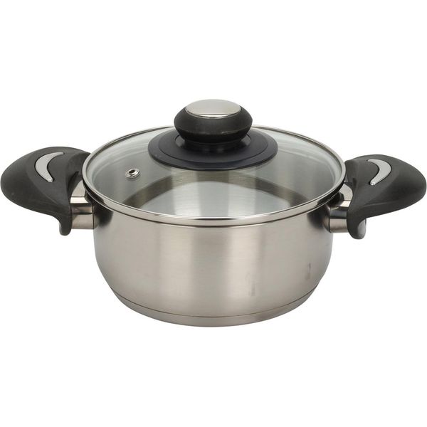 Casseruola In Acciaio Inox Ø 16 Cm Con Coperchio - Per Tutti I Tipi Di Piano Cottura (16 Cm)-image
