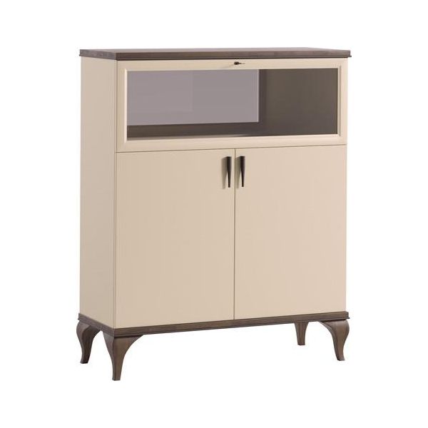 Mobile Bar Classico Mobile Vino Cassettiera Credenza Mobile Soggiorno-image