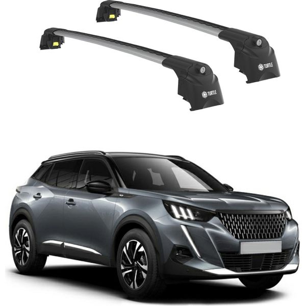 Tetto Turtle AIR-2 , Argento Peugeot 2008 All 2020 - 2024 (Suv)-image