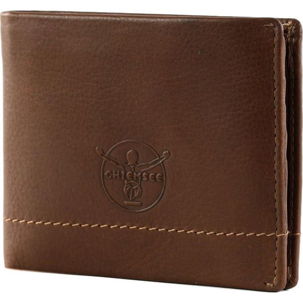 Chiemsee Pelle Portafoglio Leather Wallet Brown / Black Marrone-image