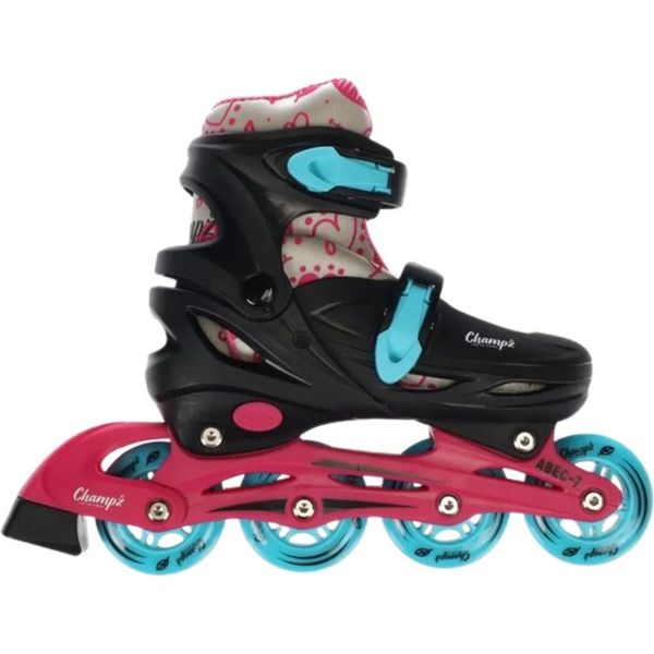 Pattini In Linea Champz Per Bambini - Pattini In Linea Per Principianti - Rosa - Misura 34-37 Eu-image