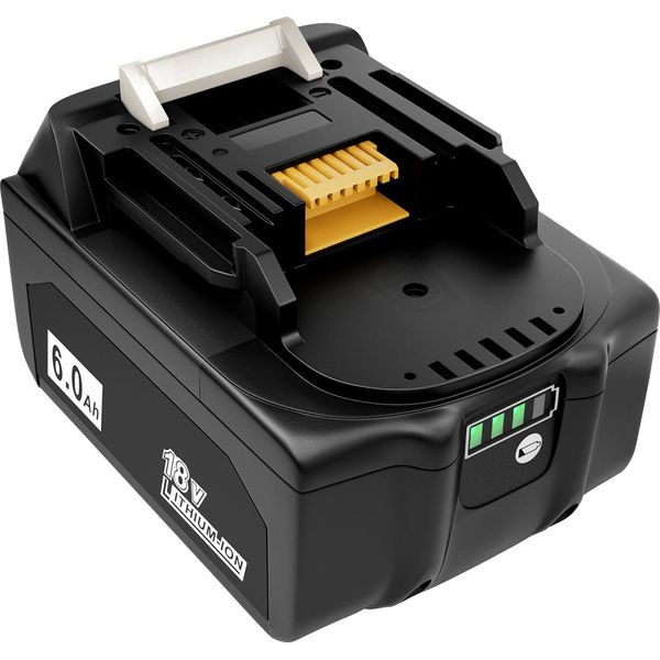 18V 6,0Ah Batteria Per Makita BL1850 BL1815 BL1815N BL1820 BL1820B BL1830 BL1830B BL1835 BL1840 BL1840B BL1845 BL1850B BL1860 BL1860B LXT400-image