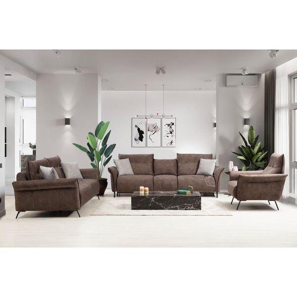 Set Divano Soggiorno Divano Di Design Moderno Set Divano Di Lusso Poltrona Nuovo Jvmoebel-image