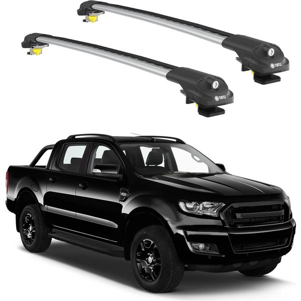 Turtle Portapacchi AIR-1 Ford Ranger T6-P375/PX 2011 - 2022 , Argento-image