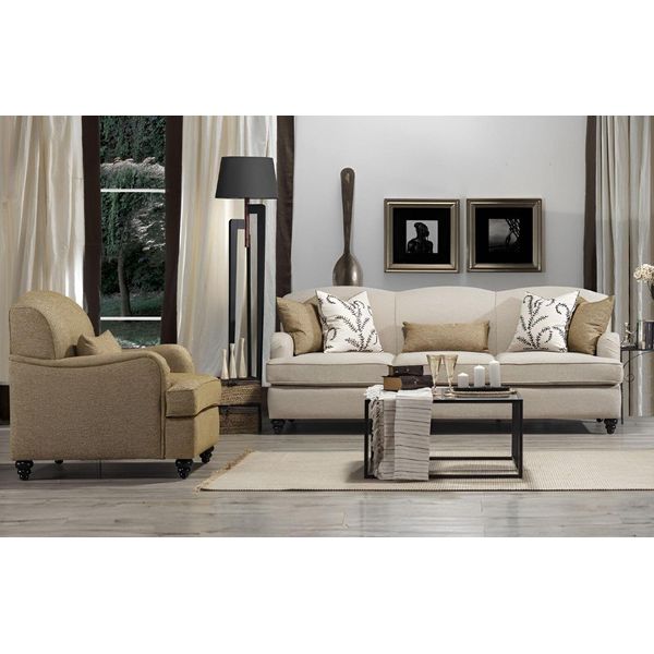 Set Di Divani 2Pcs Tre Posti Divano Moderno Poltrona Set Jvmoebel-image
