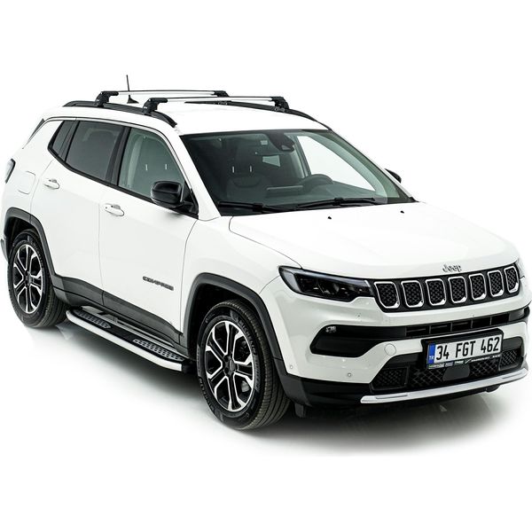 Tetto Turtle AIR-2 , Argento Jeep Compass MP/552 2017 - 2024 (Suv)-image