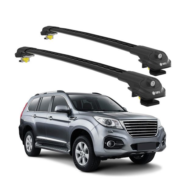Turtle Roof Carrier AIR-1 Great Wall Haval H9 All 2015 - 2024 , Nero-image