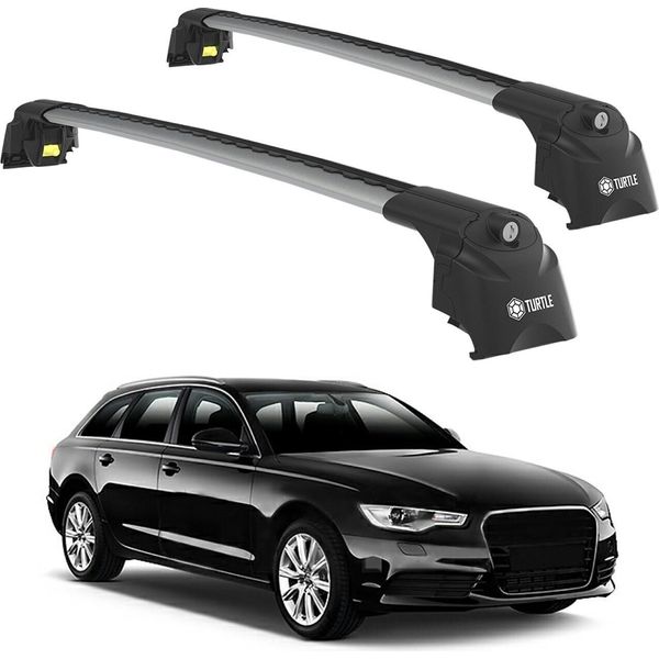 Tetto Turtle AIR-2 , Argento Audi A6 Avant (C7) 2011 - 2018 (Estate)-image