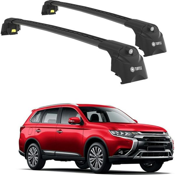 Turtle Portapacchi AIR-2 , Nero Mitsubishi Outlander Mk3 2013 - 2021 Suv-image