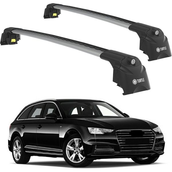 Tetto Turtle AIR-2 , Argento Audi A4 Avant (B9) 2016 - 2024 (Estate)-image