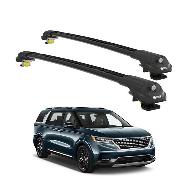 Turtle Portapacchi AIR-1 Kia Carnival KA4 2021 2022 2023 2024 , Nero-image