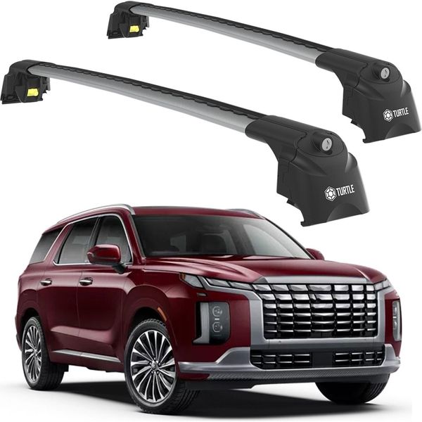 Turtle Roof AIR-2 , Argento Hyundai Palisade LX2 2020 - 2024 (Suv)-image