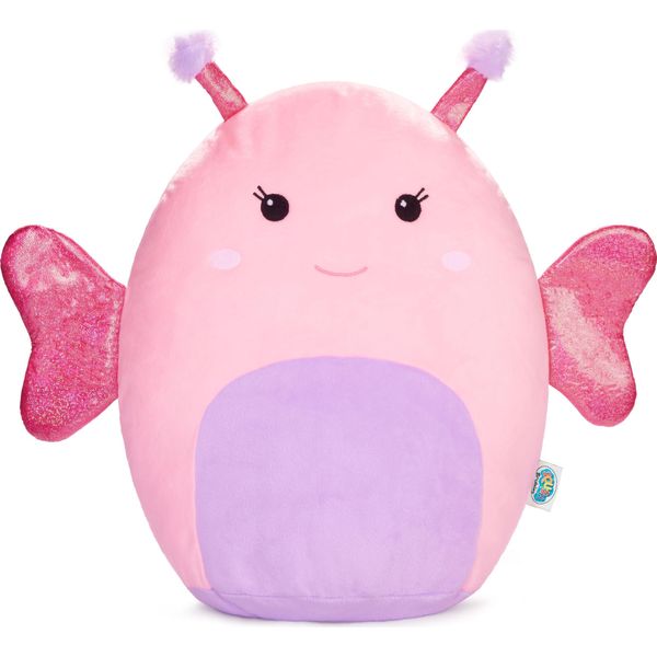 Squishbrubies Flori La Farfalla - Peluche Di 35 Cm - Morbidissimo Peluche Da Coccolare, Regalare E Collezionare - Rosa-image